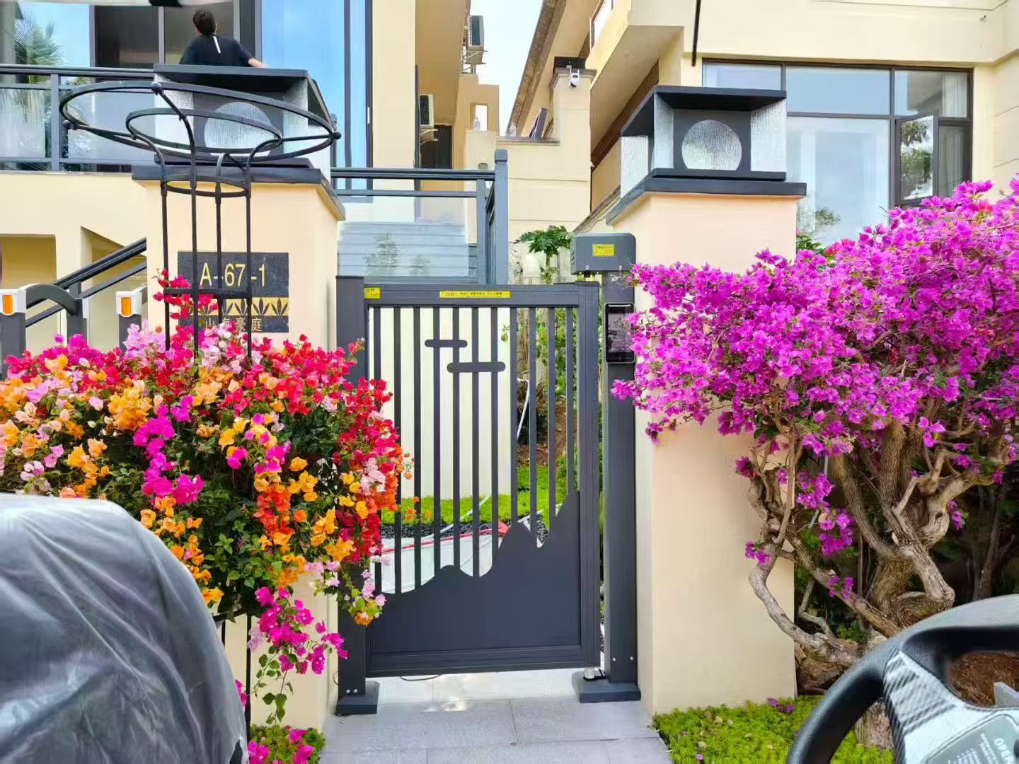 安拓人行小門(mén) 小區(qū)智能電動(dòng)側(cè)門(mén) 工廠園區(qū)人行通道門(mén) 人臉識(shí)別門(mén)禁小門(mén)